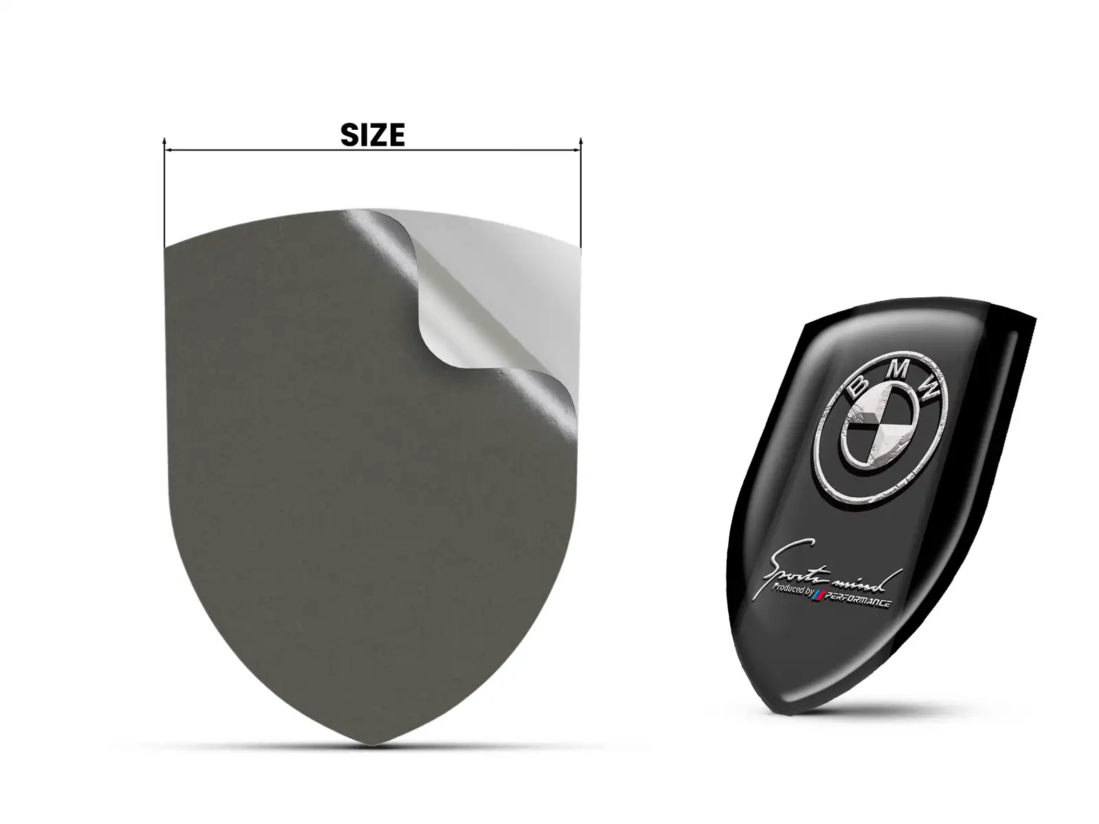 BMW Heckscheibenaufkleber Exklusiv Minimal Anpassbar